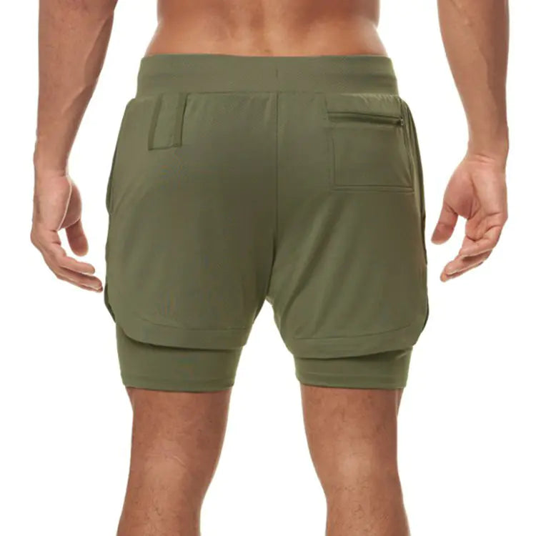 Men's Outdoor Training Shorts with Pockets (Loose Fit)