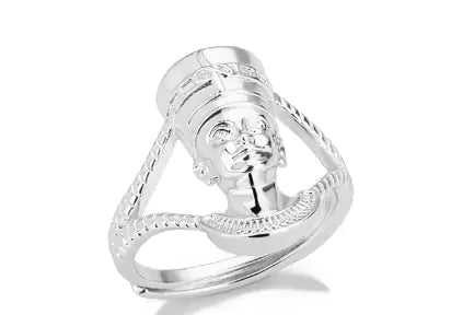 Adjustable Egyptian African Queen Charm Ring for All