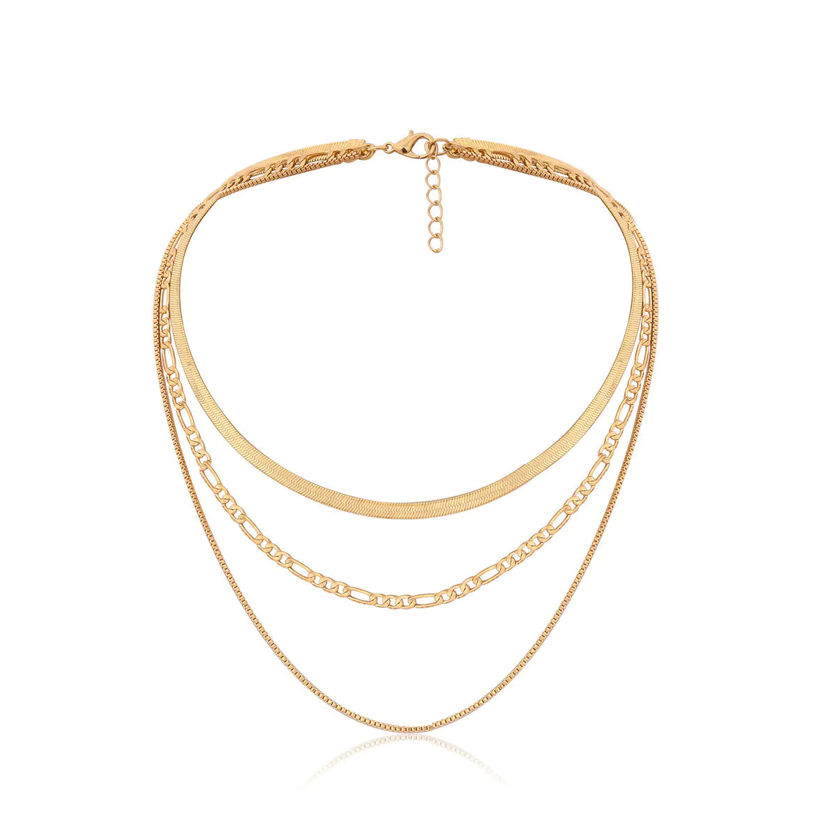Punk Metal Snake Bone Chain Necklace for Women