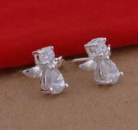 Jewelry, Sterling Silver Angel Stud Earrings
