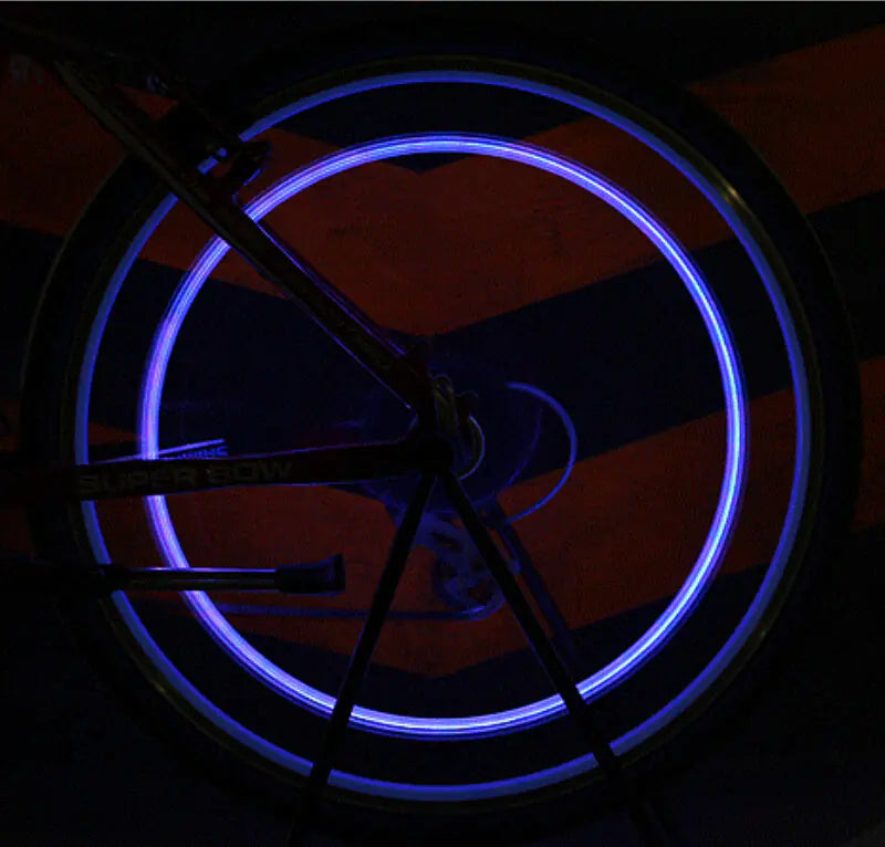 Bicycle Valve LED Lights with Colorful Effects
