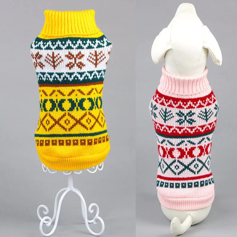 Knitted Sweater for Pets and Dogs