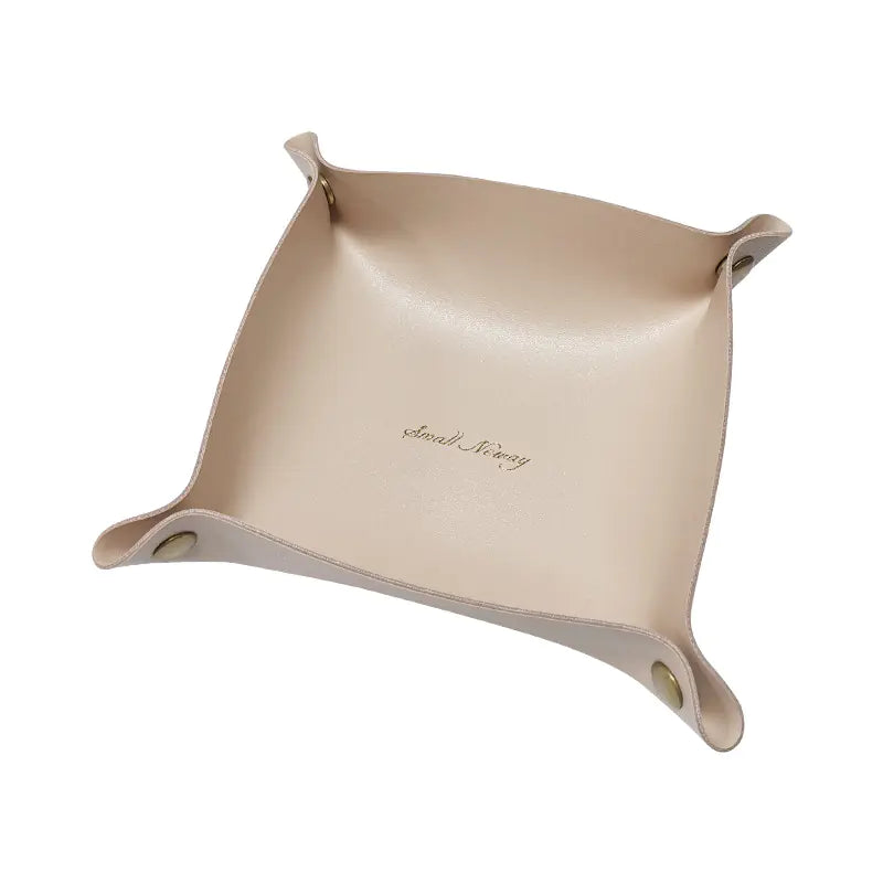 Nordic Leather Storage Box for Desk and Jewelry