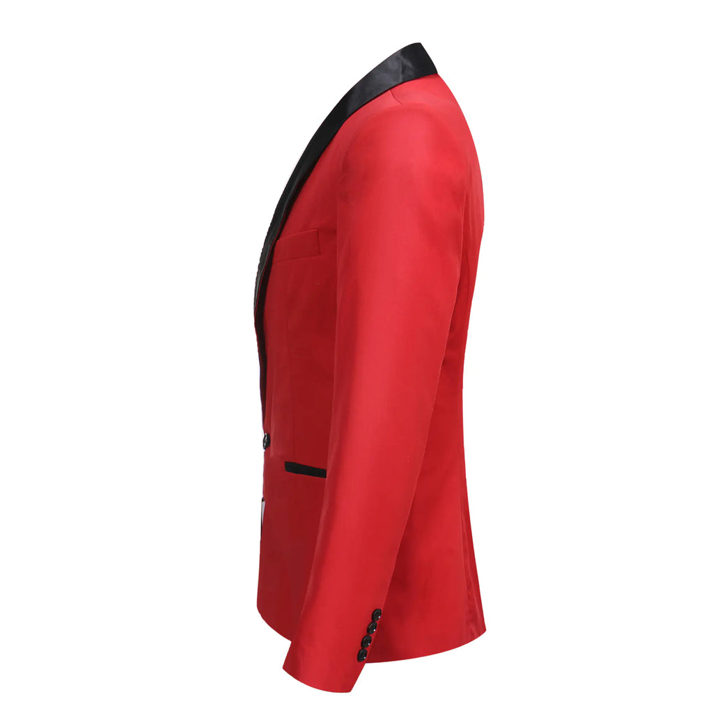 Stylish Color Block Men's Casual Blazer Jacket