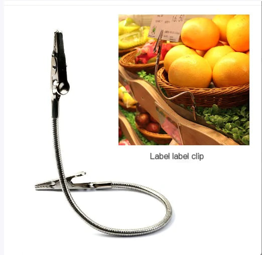 Rotating Double-Headed Alligator Clip with Flexible Hose