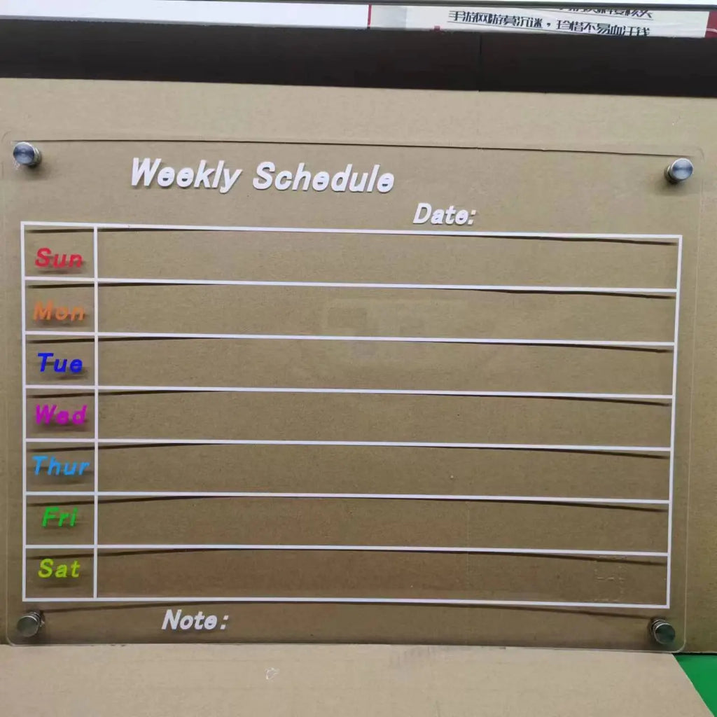 Magnetic Dry Erase Calendar for Refrigerator