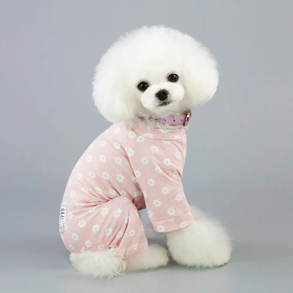 Small Daisy Four-Leg Dog Pants for Spring/Summer