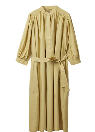 New Winter Batwing Sleeve Dress with Belted Waist