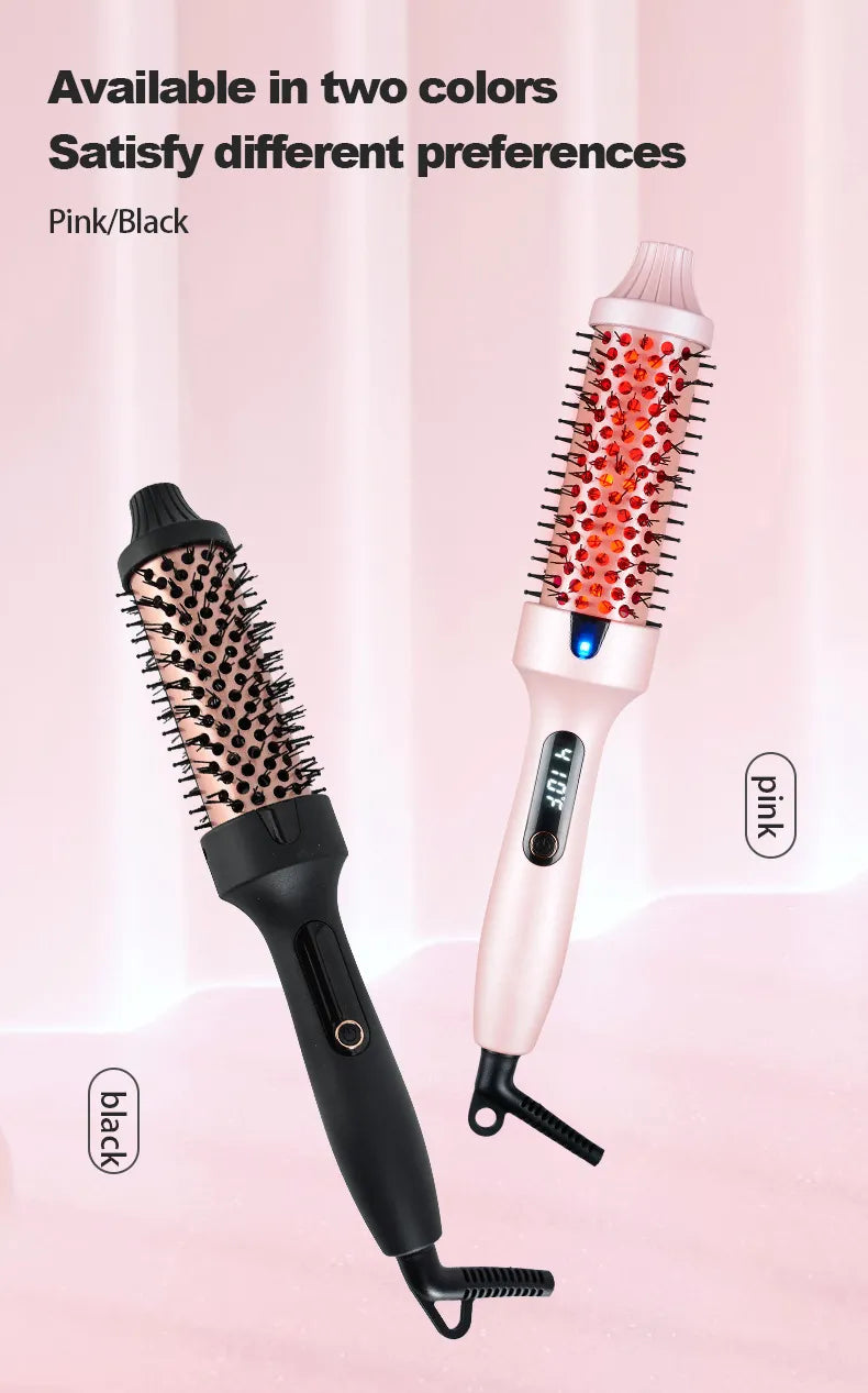 Portable Electric Straightening & Curling Comb