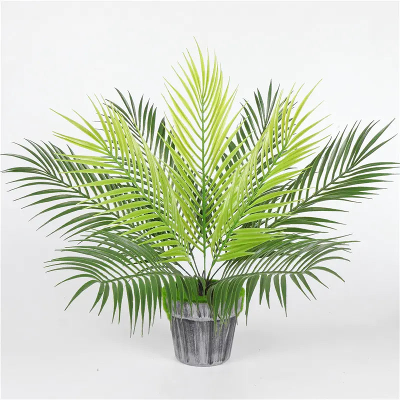 Artificial Palm Leaf Green Plant Decor