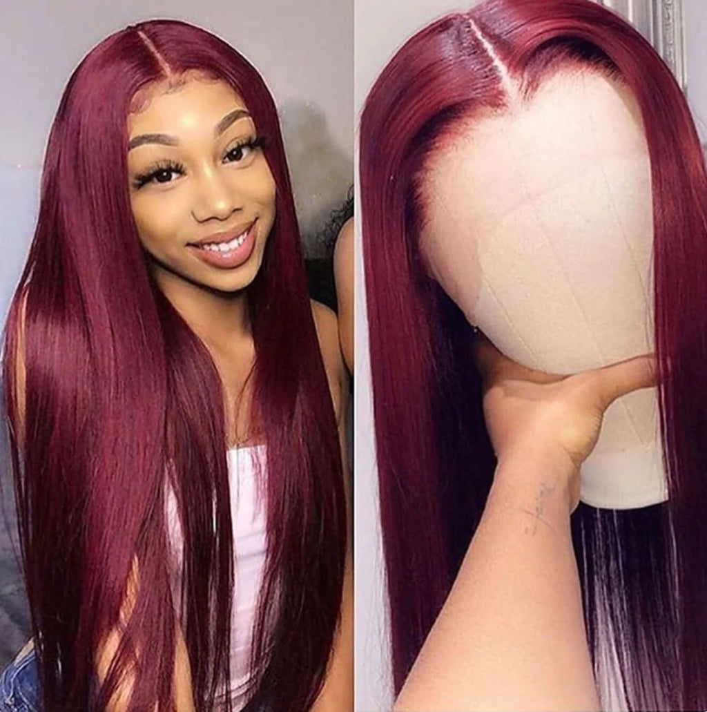 Full Lace Long Straight Human Hair Wig