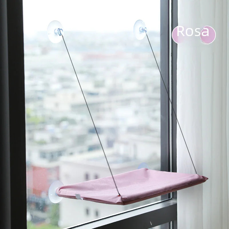 Suction Cup Cat Hammock for Window and Balcony