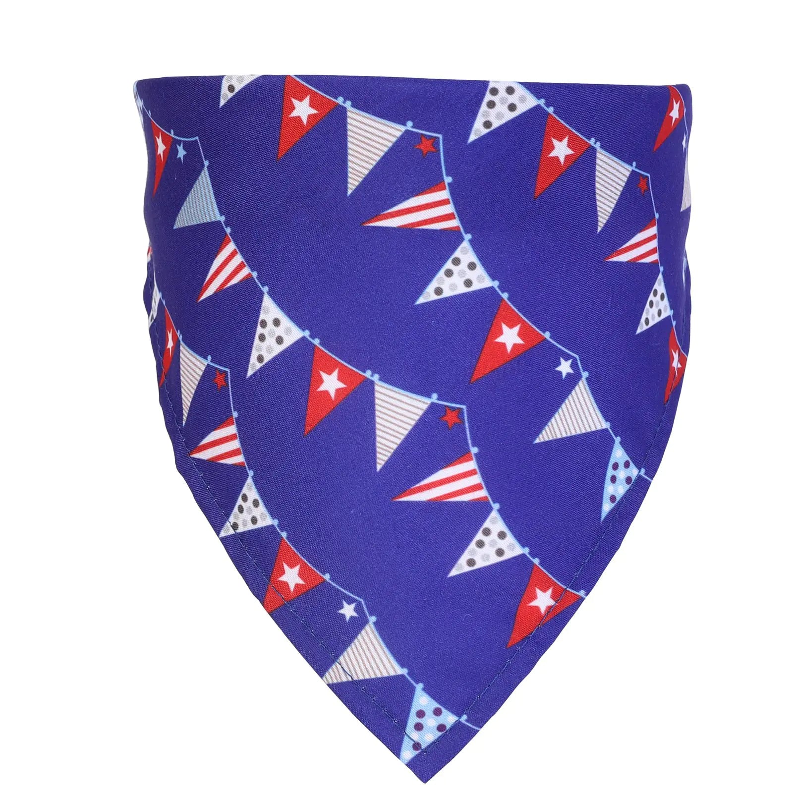 American Flag Pet Slobber with Single Layer Print