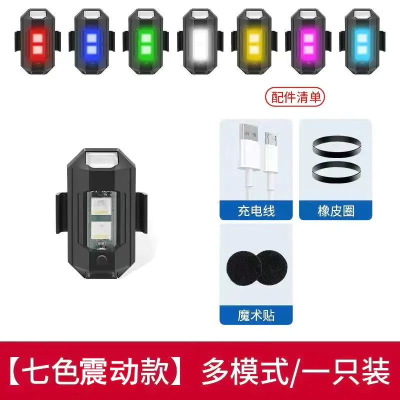 Wireless LED Flashing Light for Motorcycles and Bikes