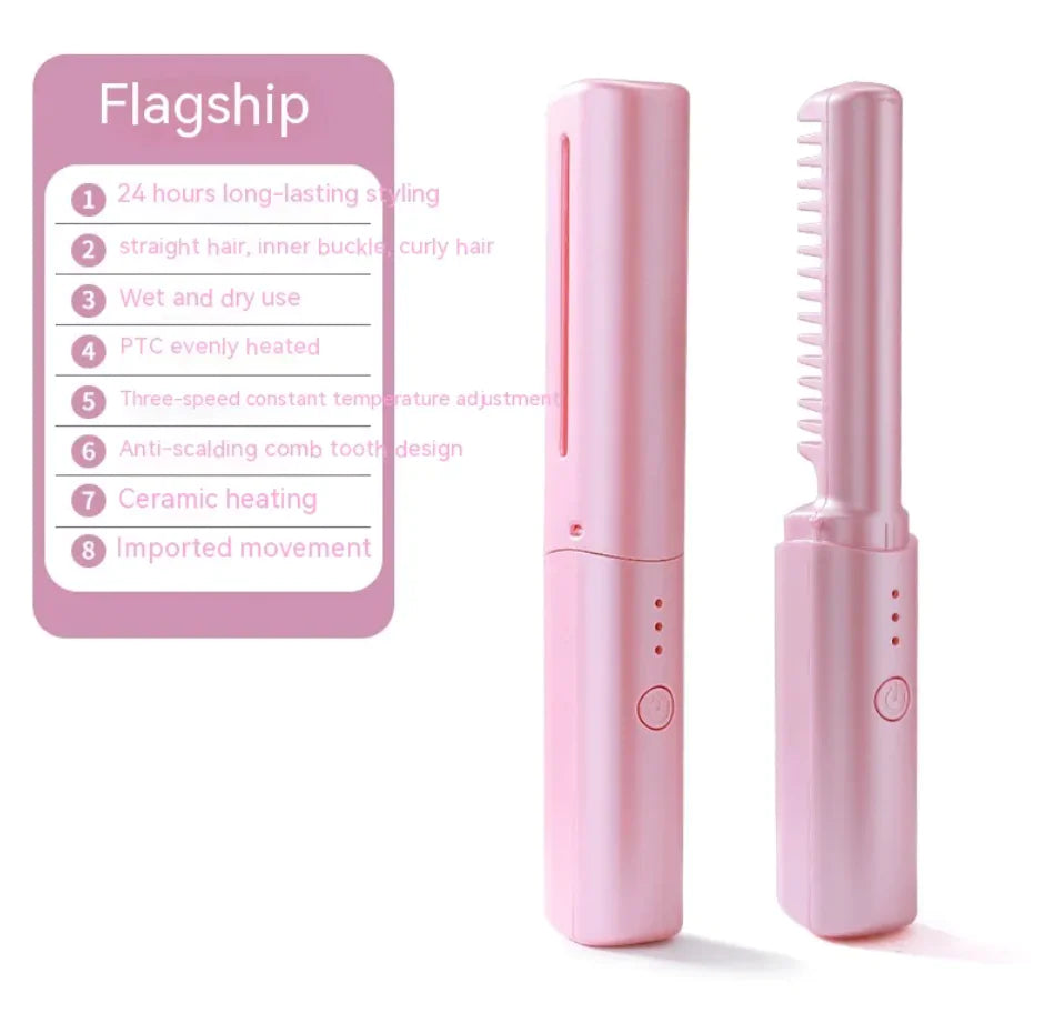 Mini Rechargeable Hair Straightener