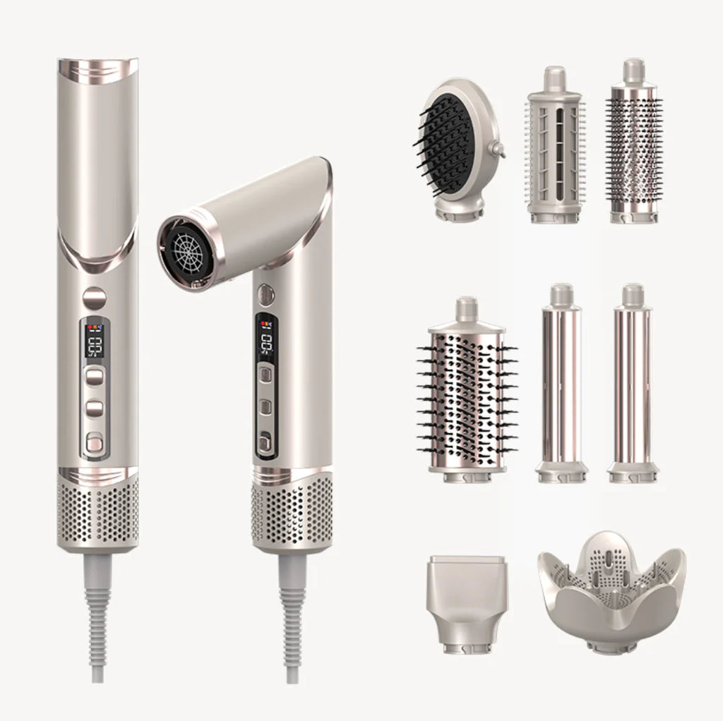 8-in-1 Foldable Hot Air Hair Styling Set