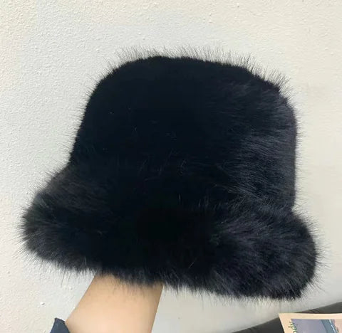 High-End Women's Mink Hat with Ear Protection