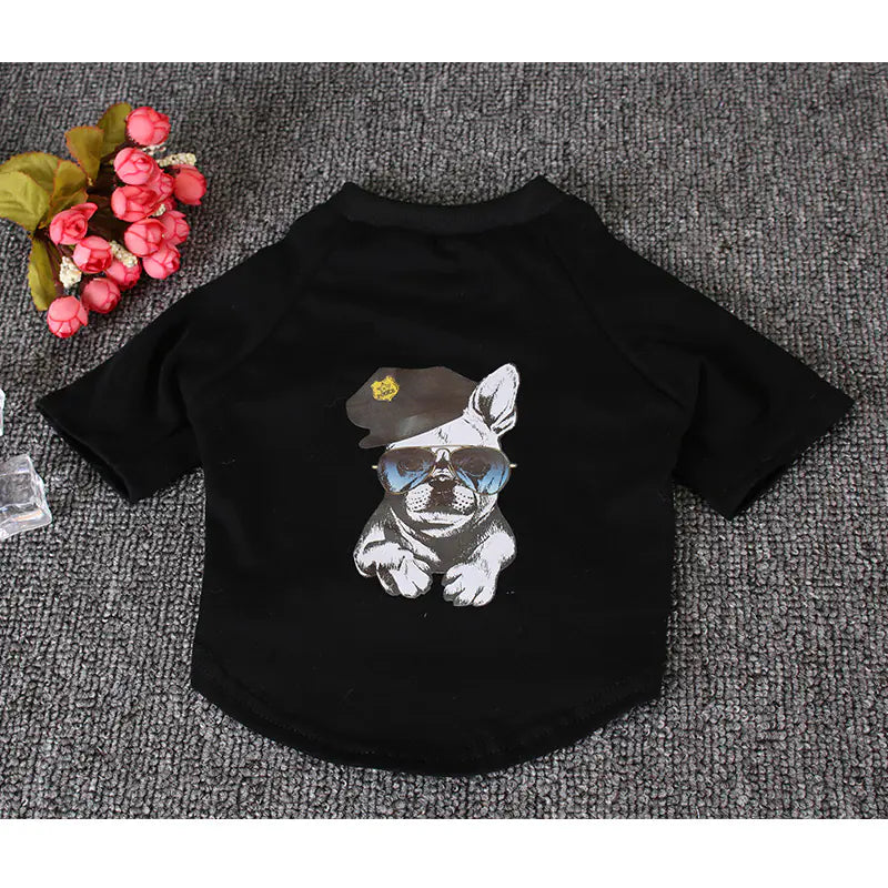 Cotton Two-Legged T-Shirt for Dogs