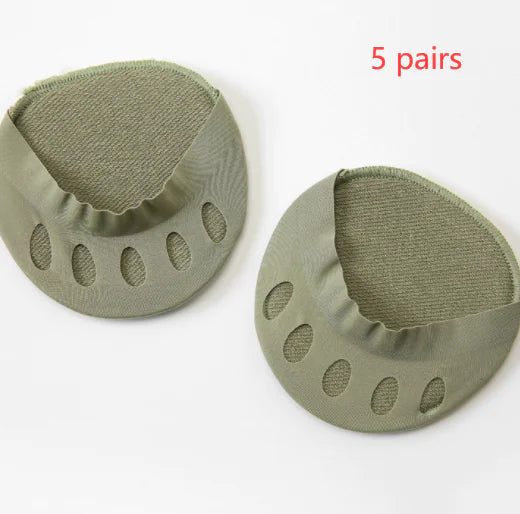 Five Finger Ice Silk Invisible Boat Socks for Women