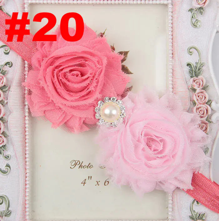 Popular Children's Headband with Pearl and Floral Design