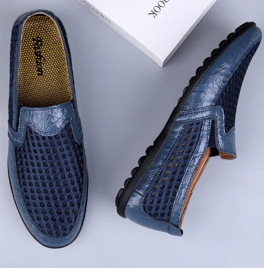 Summer Breeze Loafers - Breathable Casual Men's Shoes (One Pair)