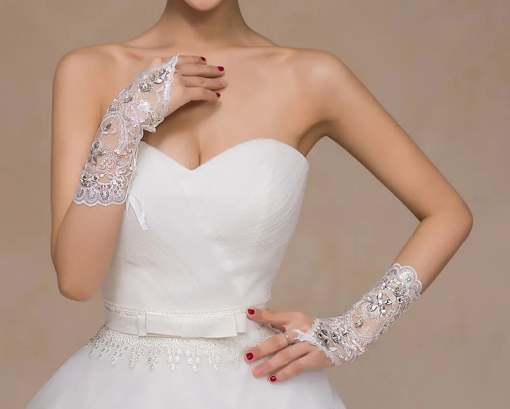 Bride Wedding Dress Gloves - Bridal Accessories