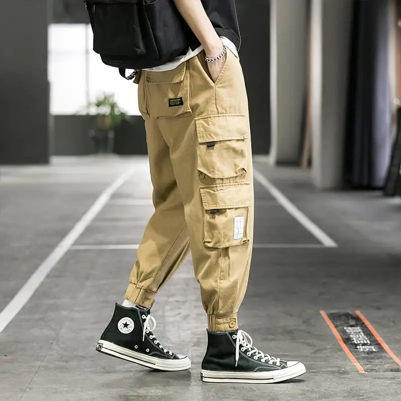 Men's Trendy Loose Fit Autumn Overalls Casual Pants