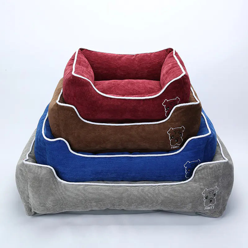 Washable Dog Bed for All Seasons - Comfortable & Warm