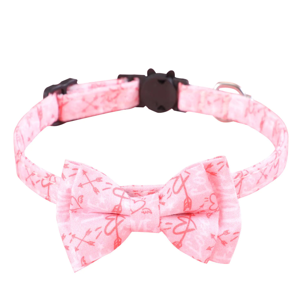 Valentine's Day Cat and Dog Leash with Bow Tie