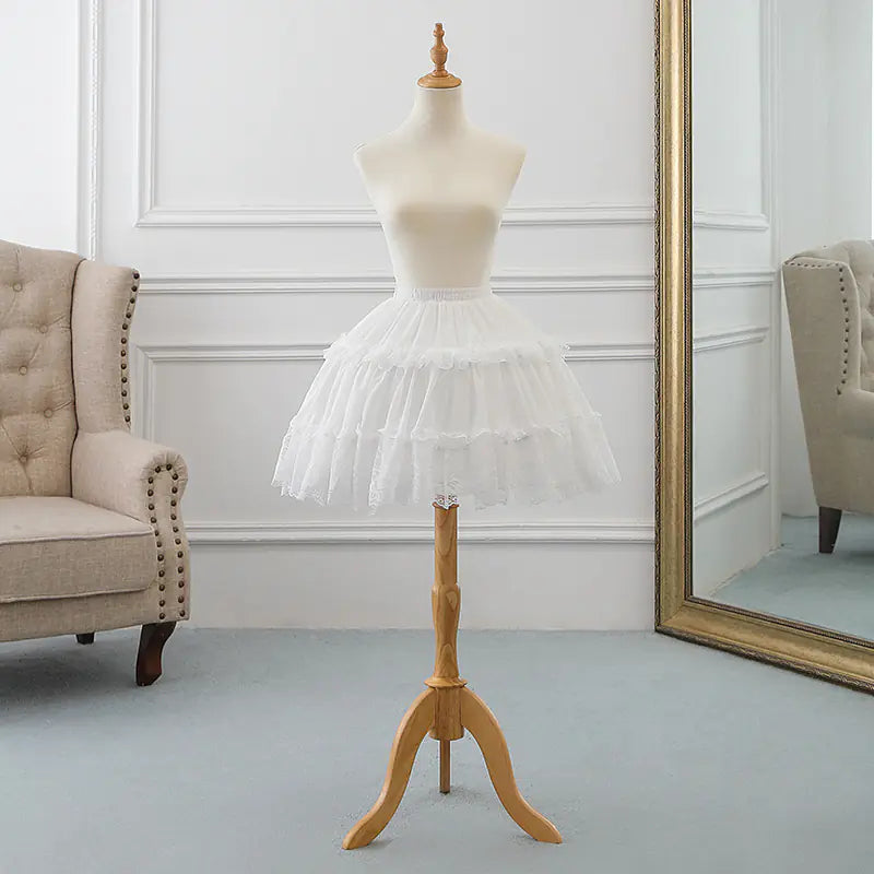 Women's Evening Lolita Skirts with Crinoline Petticoat