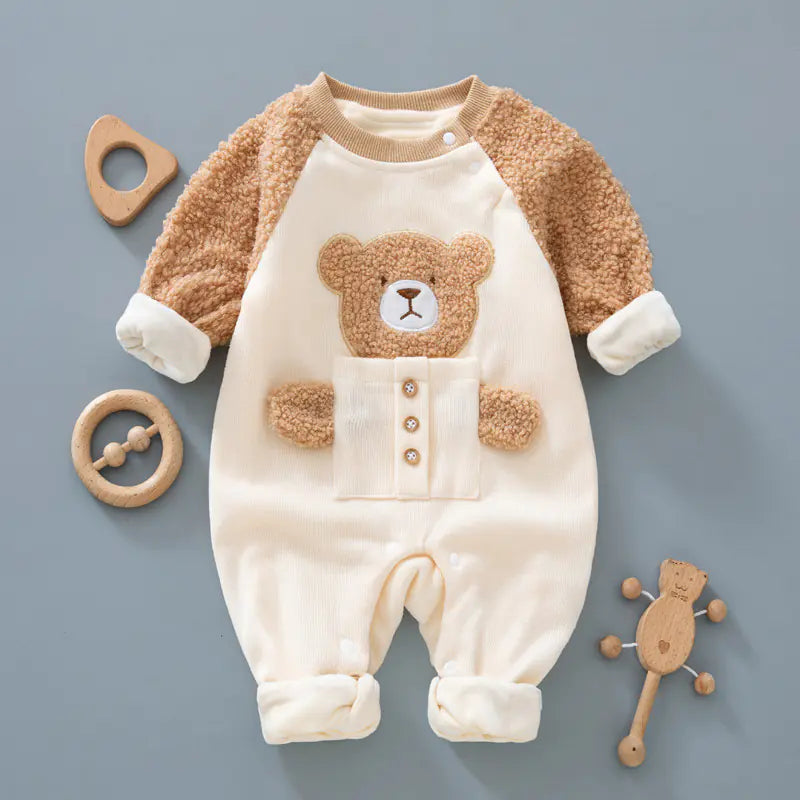 Fleece Warm Romper for Newborns