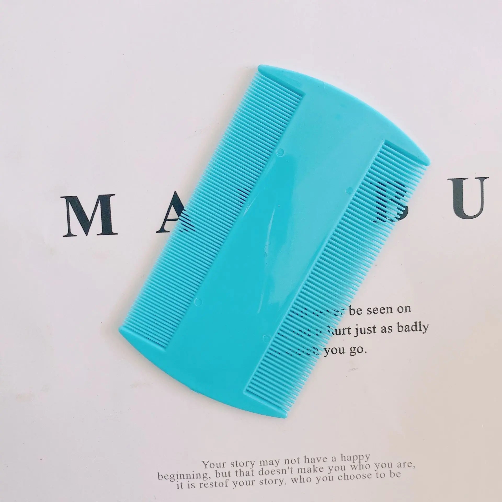 Double-Sided Pet Comb for Cats with Flea Removal