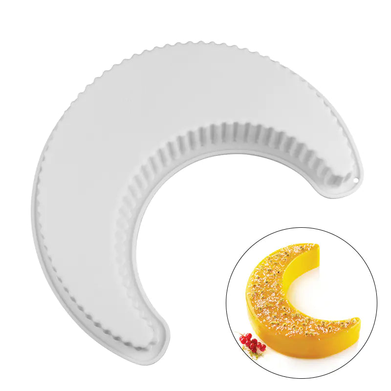 Ramadan Moon Shape Silicone Cake Baking Mold