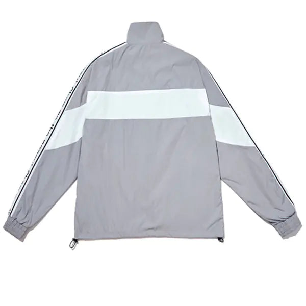 Color Block Letter Windbreaker Hip Hop Jacket for Couples