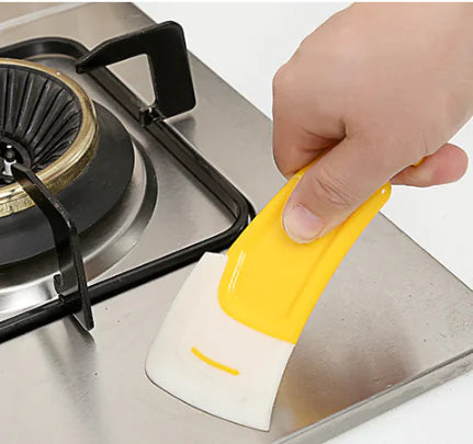Silicone Non-Stick Oil Scraper & Pan Brush Gadget