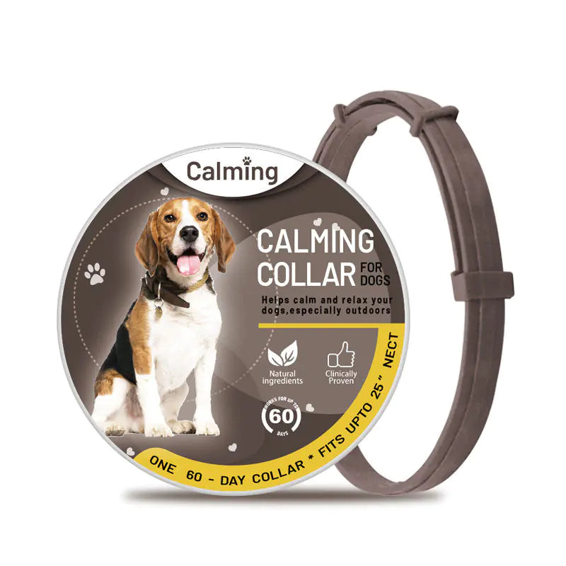 Adjustable Pet Soothing Collar for Cats and Dogs