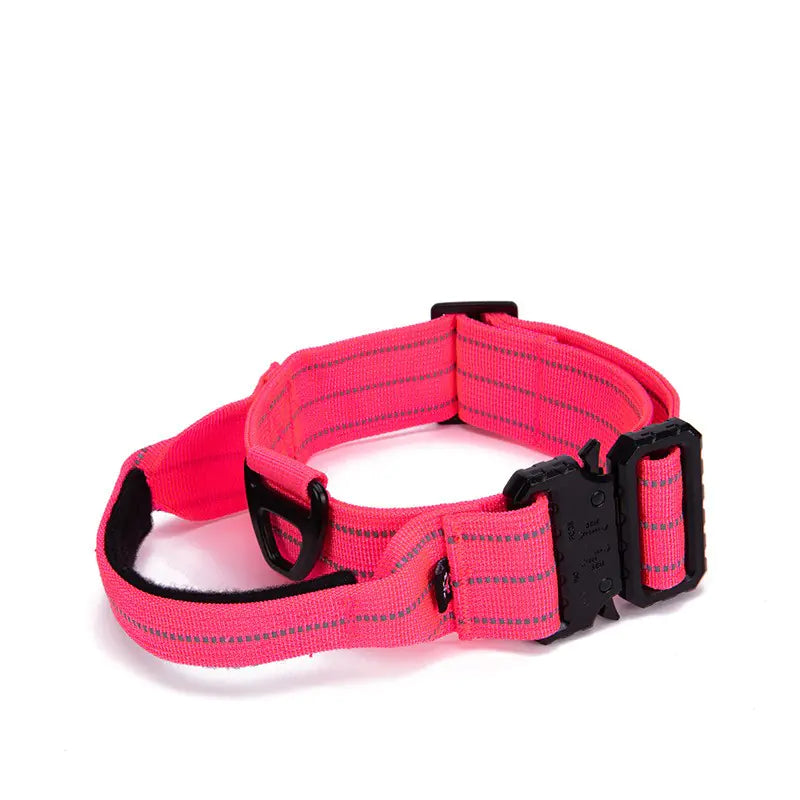 Reflective Quick Release Dog Walking Collar