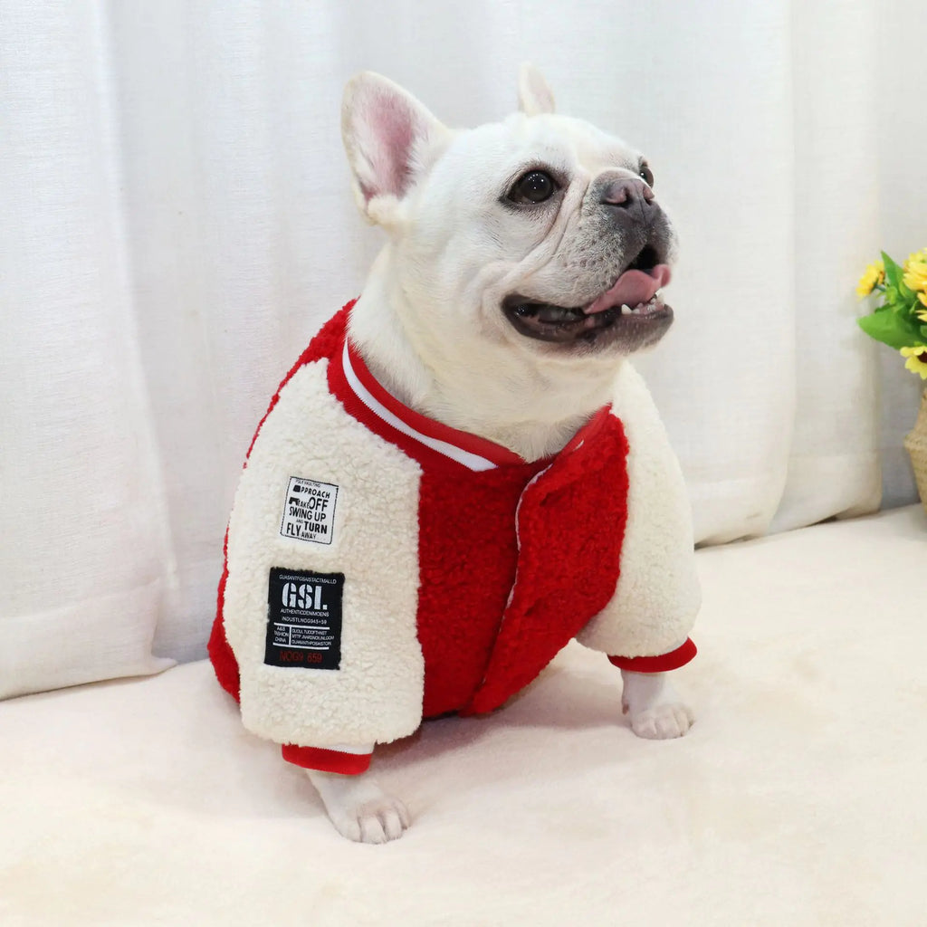 Quilted Padded Lamb Fur Clothes for Dogs