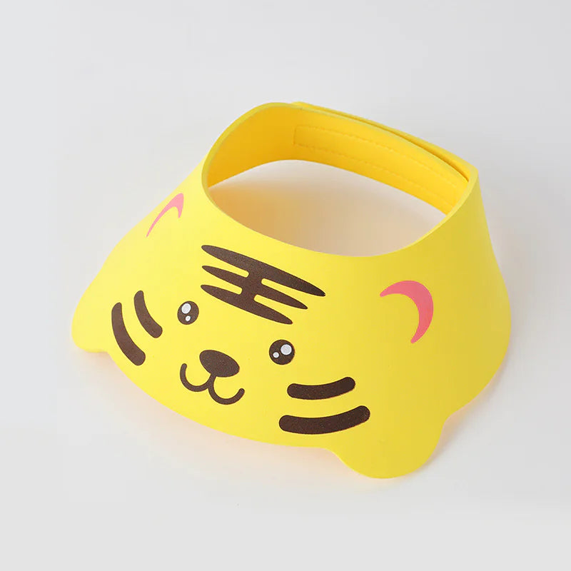 Cartoon Baby Shower Cap for Water Protection (1pc)