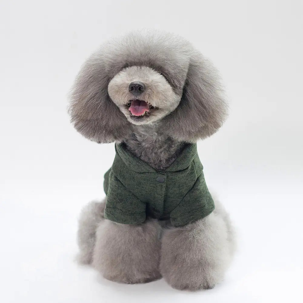 Fishbone Pattern Warm Sweater for Small Dogs