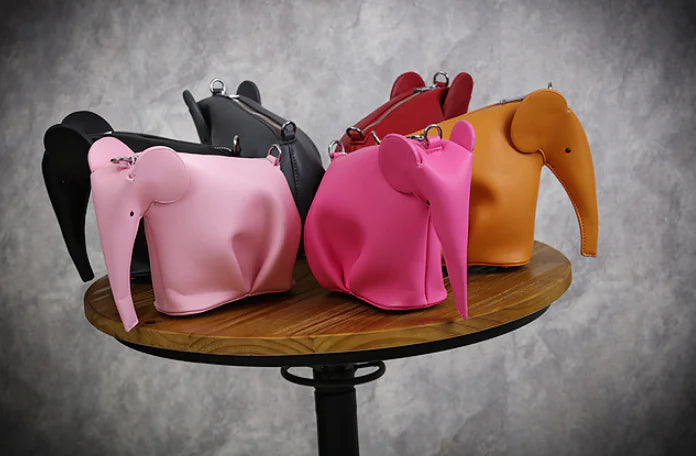 3D Shaped Elephant Handbag - Trendy Shoulder Crossbody