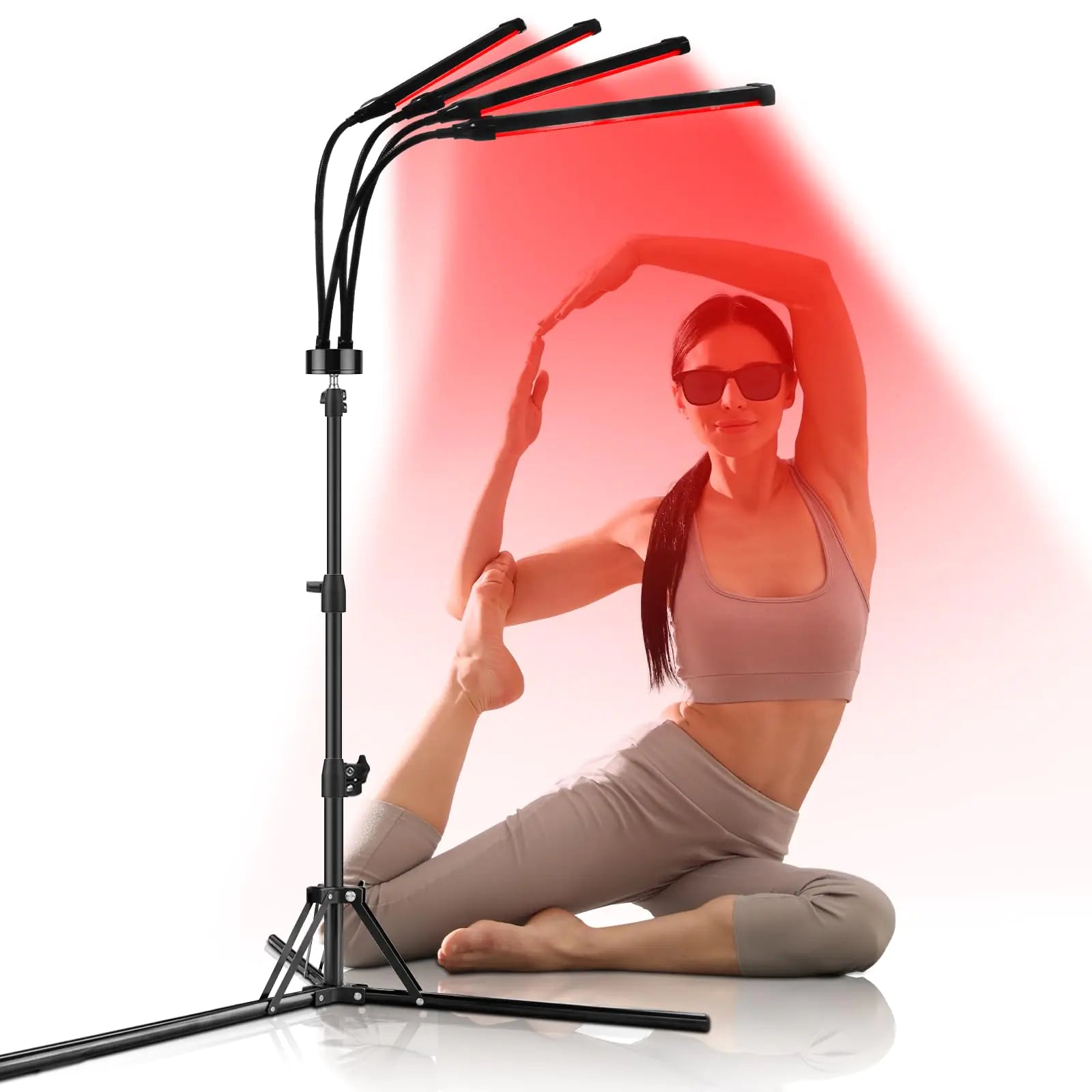 Red Light Therapy for Body 940&850&660nm 180LEDs Infrared Light Therapy Device with Stand Red Light Therapy Lamp for Leg Back at Home