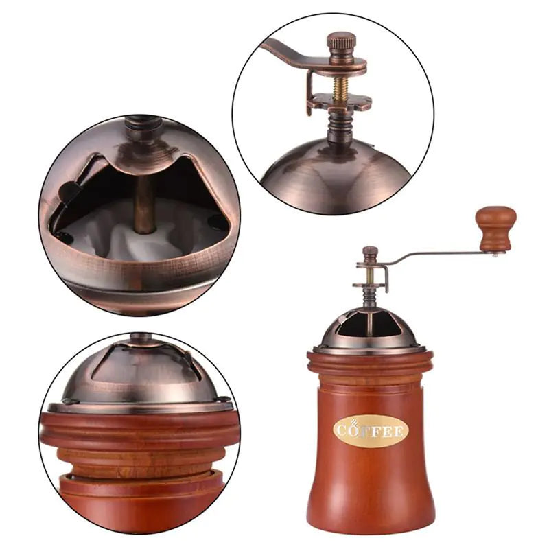 Manual Coffee Grinder with Large Capacity Bean Chamber