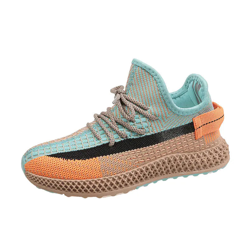 utumn/Winter Knit Women's Casual Sports Shoes