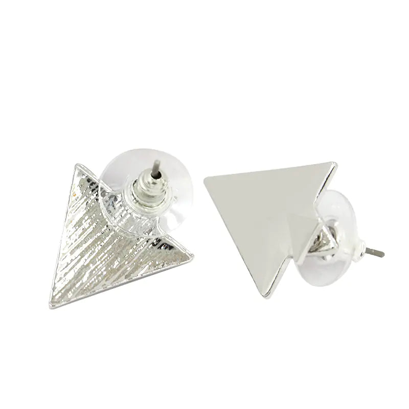 Geometric Triangle Stud Earrings and Accessories