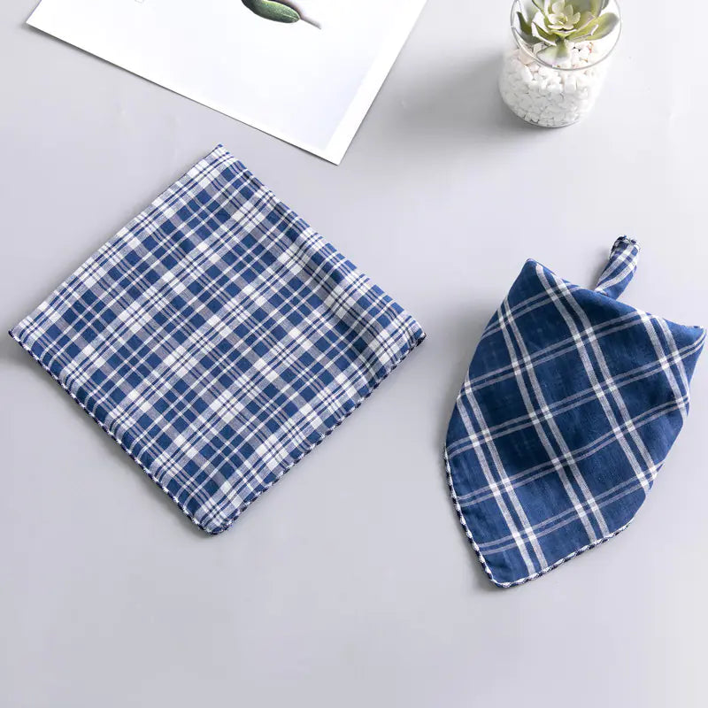 Double-sided Dog Turban Birthday Gift Water Bib