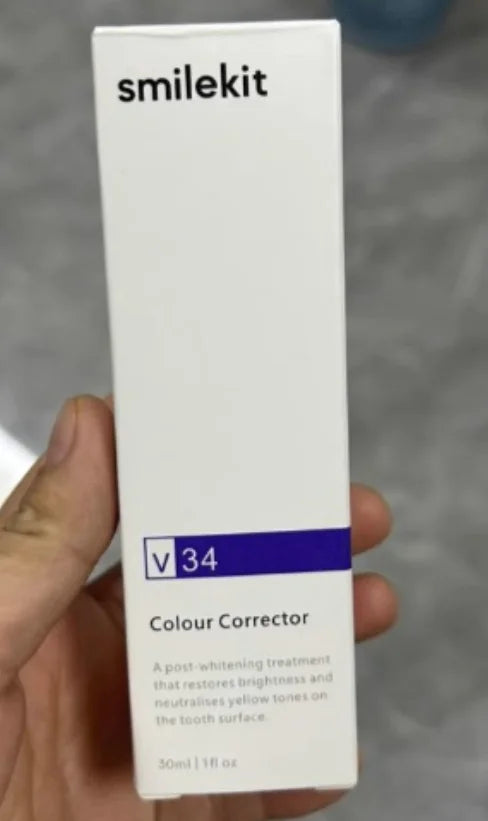 V34 Press-Type Purple Whitening Toothpaste