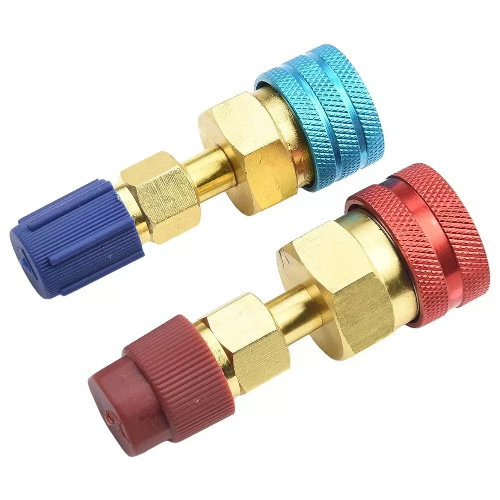 Quick Coupler Adapter Fits Car R1234YF to R134A  A/C High Low Side Conversion Kit
