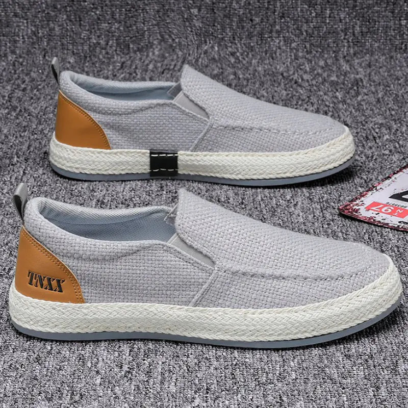 Breathable Men's Canvas Fisherman Shoes - Soft Bottom