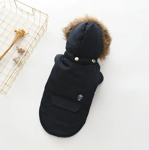 Hooded Cotton Coat for Dogs